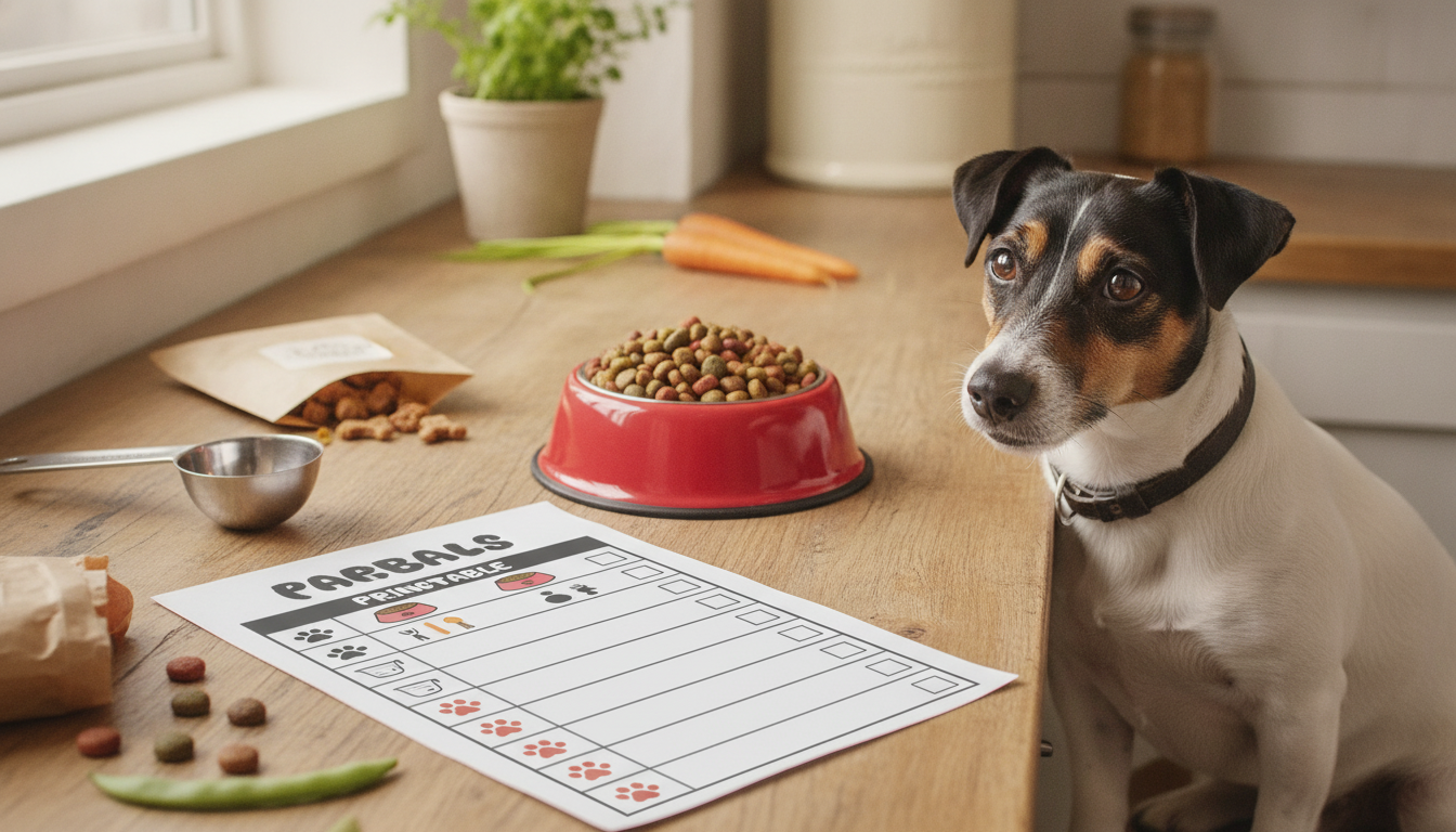 Dog Feeding Portions Made Easy: Daily Checklist